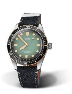 Oris Divers Sixty-Five Bronze Bezel Momotaro Jeans Special Edition 01 733 7707 4337-Set