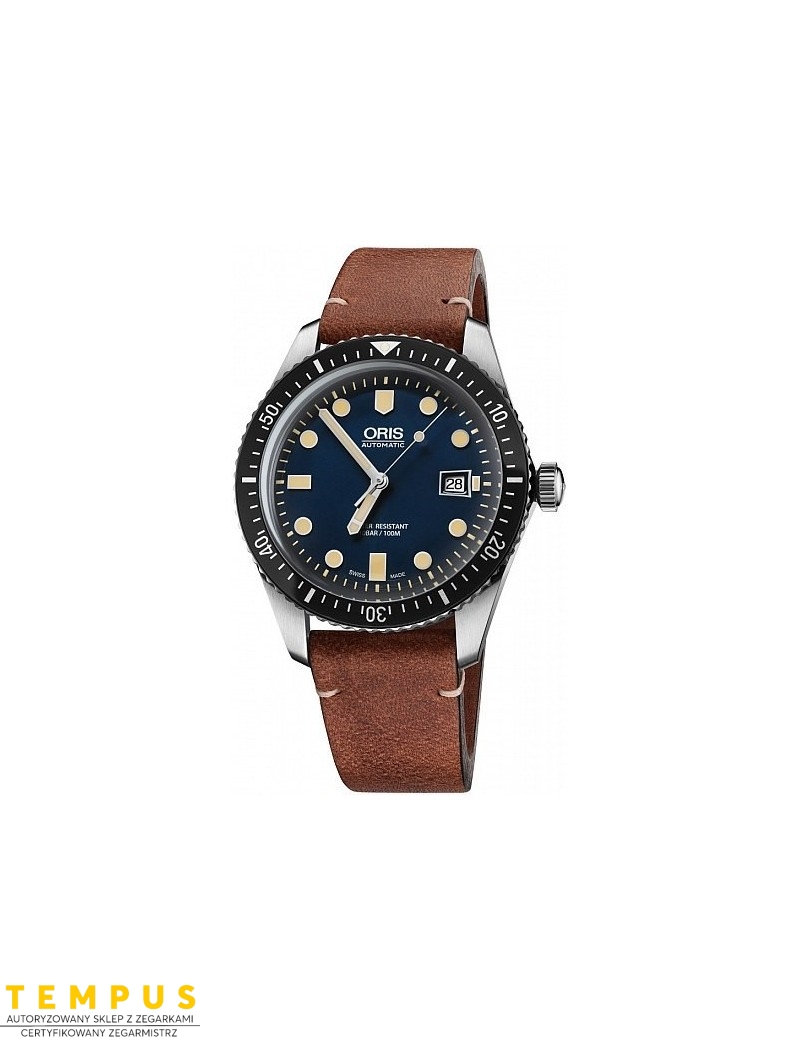 Zegarek sportowy męski Oris Divers Sixty-Five 01 733 7720 4055-07 5 21 45 - Zegarki ORIS