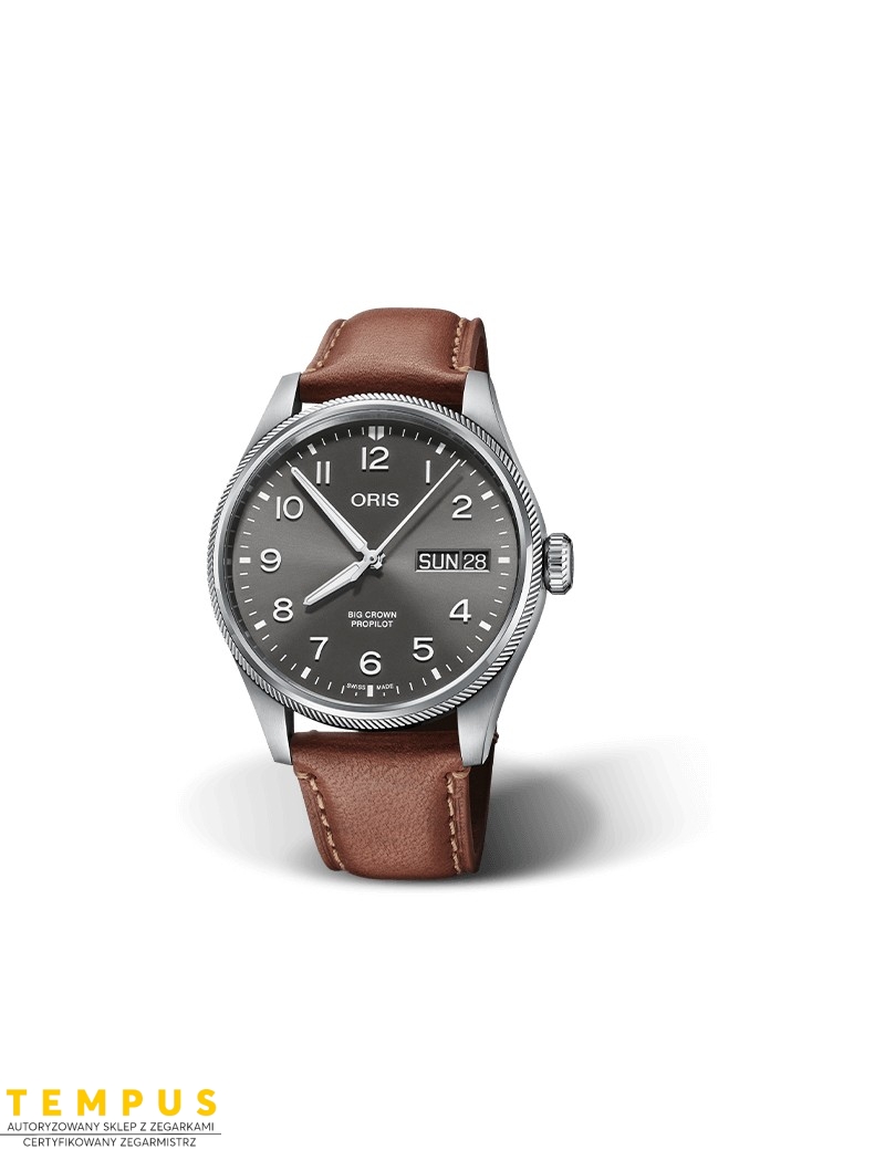 Zegarek lotniczy męski Oris Big Crown Propilot Big Day Date 01 752 7760 4063-07 5 22 07Lc - Zegarki ORIS