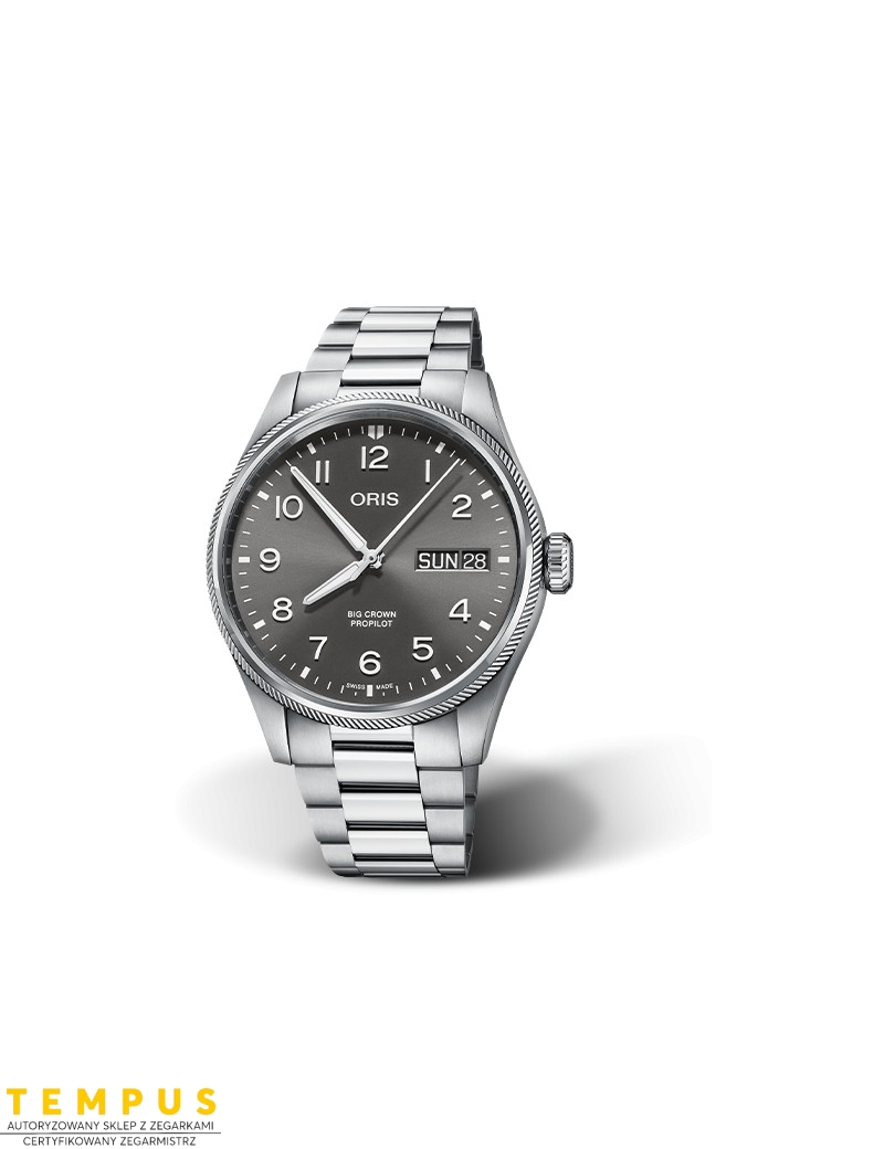 Zegarek lotniczy męski Oris Big Crown Propilot Big Day Date 01 752 7760 4063-07 8 22 08P - Zegarki ORIS