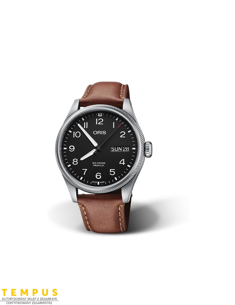 Zegarek lotniczy męski Oris Big Crown Propilot Big Day Date 01 752 7760 4164-07 5 22 07Lc - Zegarki ORIS