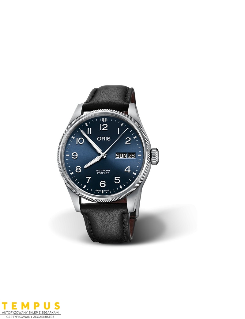 Zegarek lotniczy męski Oris Big Crown Propilot Big Day Date 01 752 7760 4065-07 5 22 08Lc - Zegarki ORIS