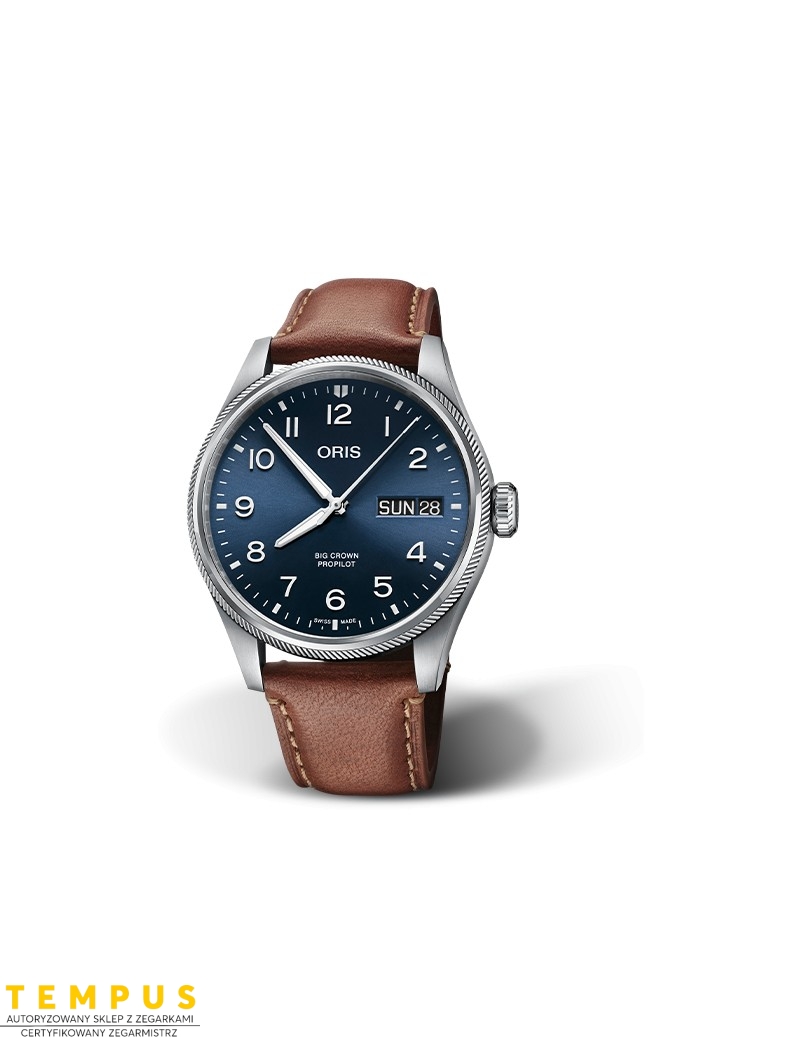 Zegarek lotniczy męski Oris Big Crown Propilot Big Day Date 01 752 7760 4065-07 5 22 07Lc - Zegarki ORIS