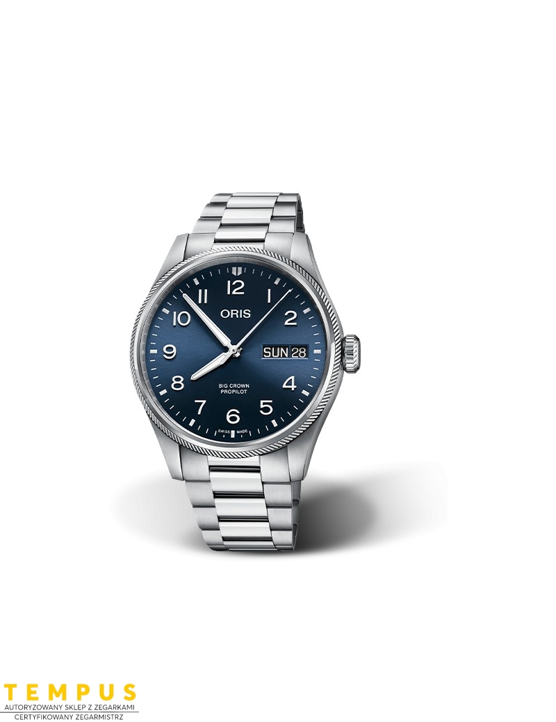 Zegarek lotniczy męski Oris Big Crown Propilot Big Day Date 01 752 7760 4065-07 8 22 08P - Zegarki ORIS