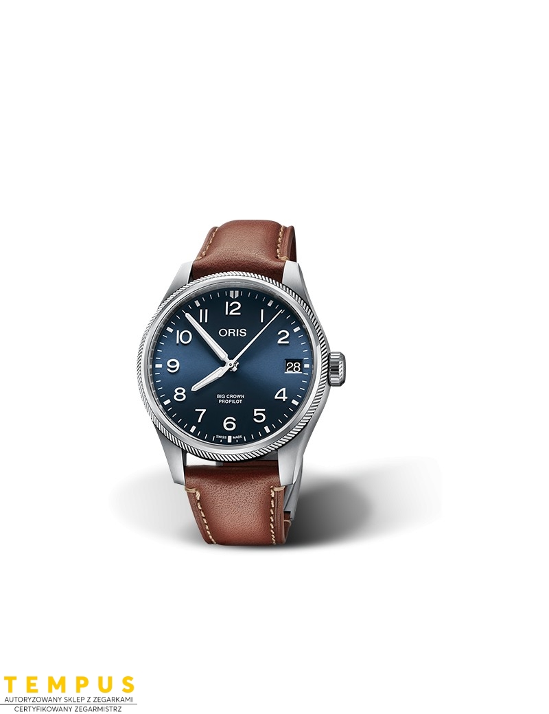 Zegarek lotniczy męski Oris Big Crown Propilot Date 01 751 7761 4065-07 6 20 07Lc - Zegarki ORIS