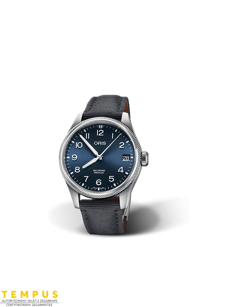 Zegarek lotniczy męski Oris Big Crown Propilot Date 01 751 7761 4065-07 3 20 05Lc - Zegarki ORIS