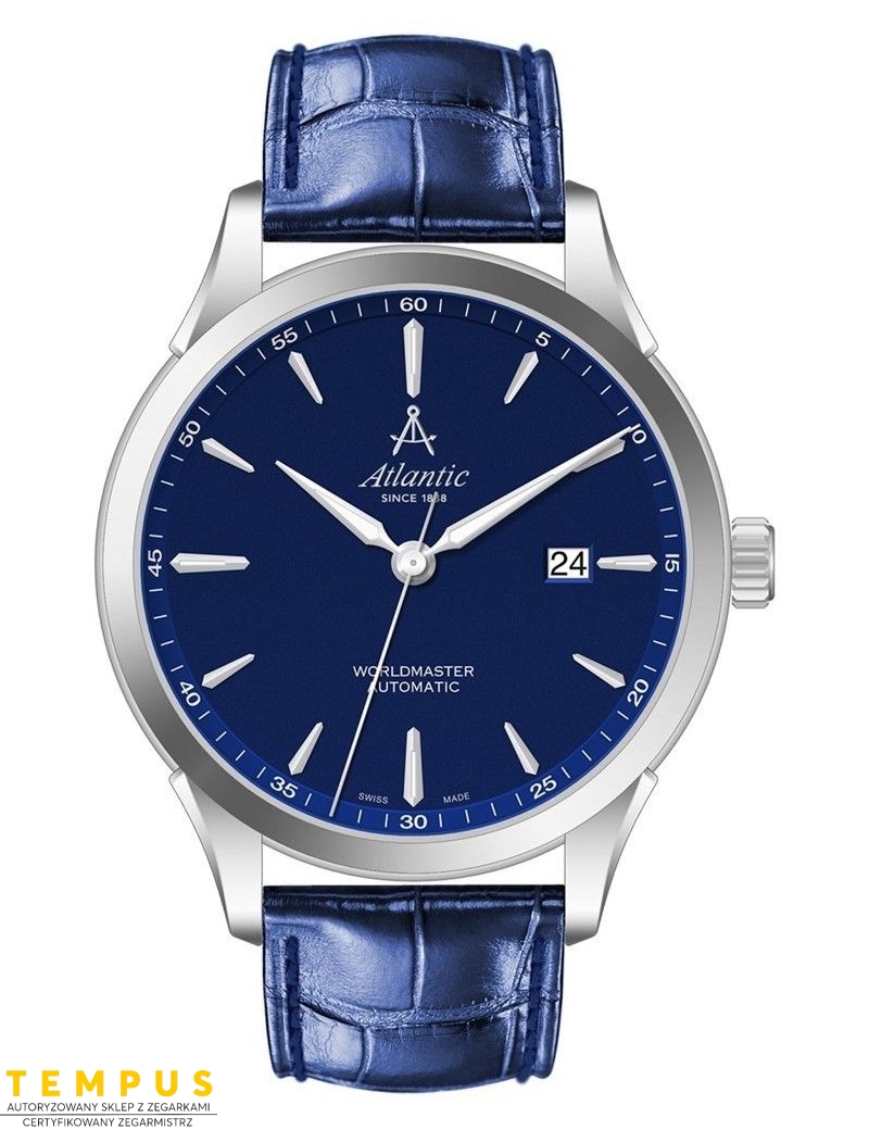Atlantic Worldmaster 1888 Automatic 52759.41.51S - Zegarki ATLANTIC Atlantic Worldmaster 1888 Automatic 52759.41.51S - Zegarki ATLANTIC