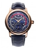 Frederique Constant CLASSIC WORLDTIMER Manufacture FC-718NRWM4H9 Gold 18k - Zegarki FREDERIQUE CONSTANT