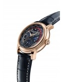 Frederique Constant CLASSIC WORLDTIMER Manufacture FC-718NRWM4H9 Gold 18k - Zegarki FREDERIQUE CONSTANT