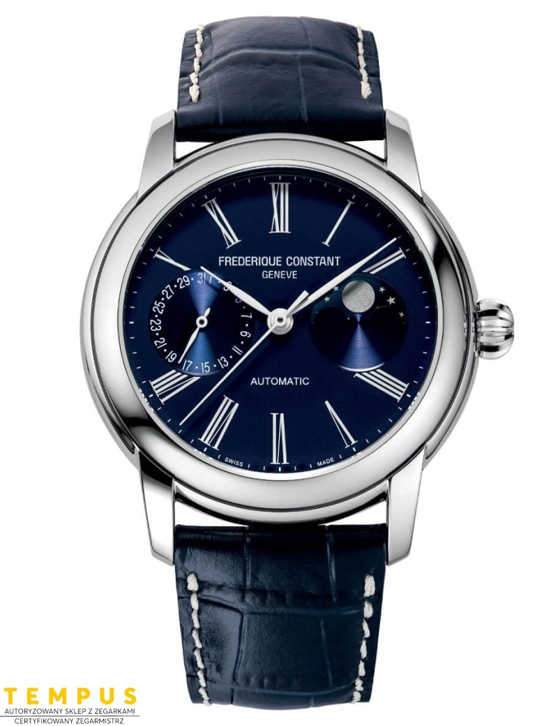 Frederique Constant CLASSIC MOONPHASE Manufacture FC-712MN4H6 - Zegarki FREDERIQUE CONSTANT