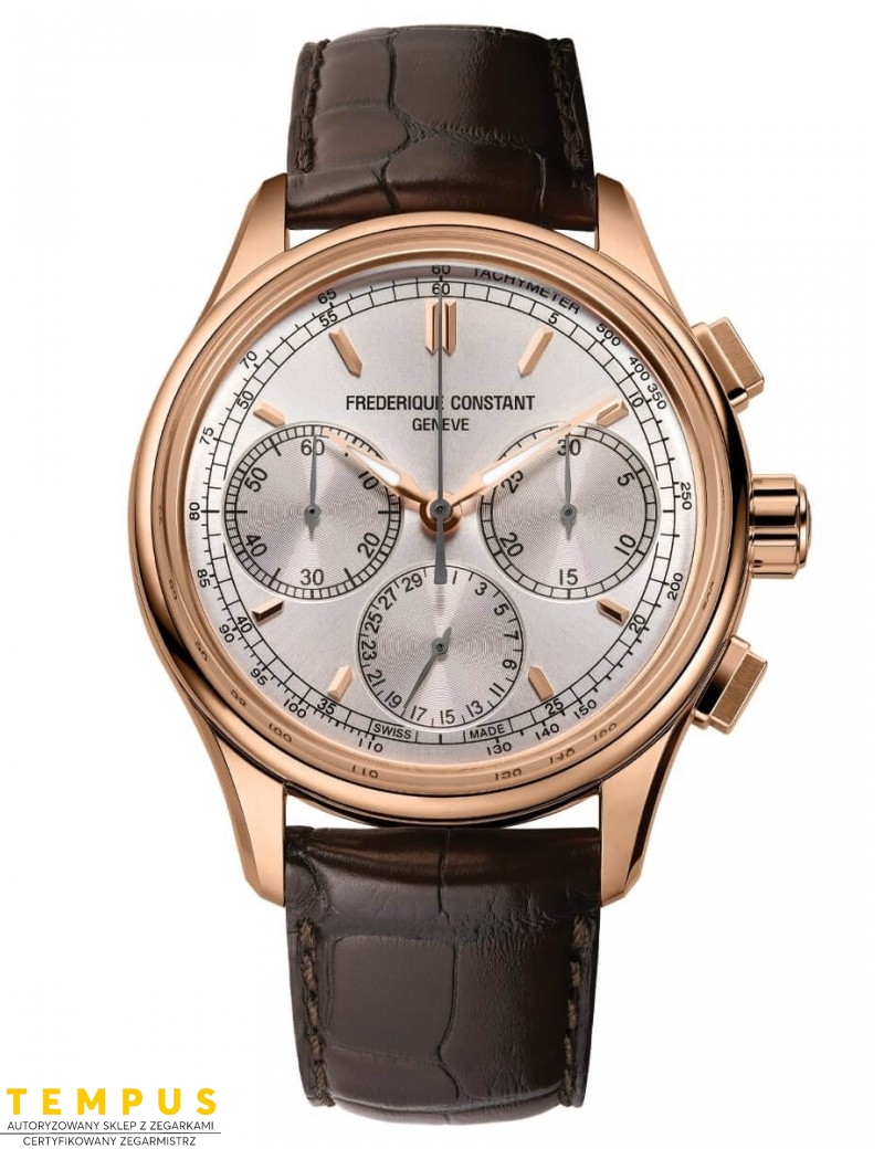 Frederique Constant FLYBACK CHRONOGRAPH Manufacture FC-760V4H4 - Zegarki FREDERIQUE CONSTANT Frederique Constant FLYBACK CHRONOGRAPH Manufacture FC-760V4H4 - Zegarki FREDERIQUE CONSTANT