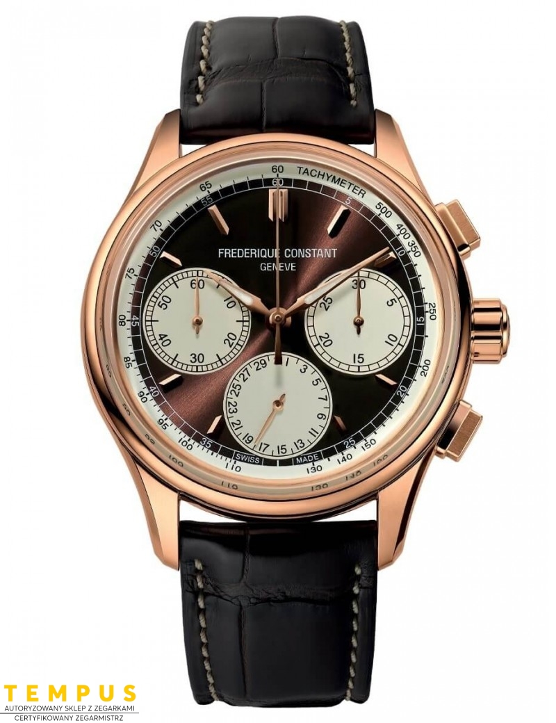 Frederique Constant FLYBACK CHRONOGRAPH Manufacture FC-760CHC4H4 - Zegarki FREDERIQUE CONSTANT Frederique Constant FLYBACK CHRONOGRAPH Manufacture FC-760CHC4H4 - Zegarki FREDERIQUE CONSTANT