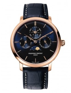 Frederique Constant SLIMLINE Perpetual Calendar Manufacture FC-775N4S4 - Zegarki FREDERIQUE CONSTANT