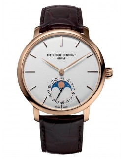 Frederique Constant SLIMLINE MOONPHASE Manufacture FC-705V4S4 - Zegarki FREDERIQUE CONSTANT