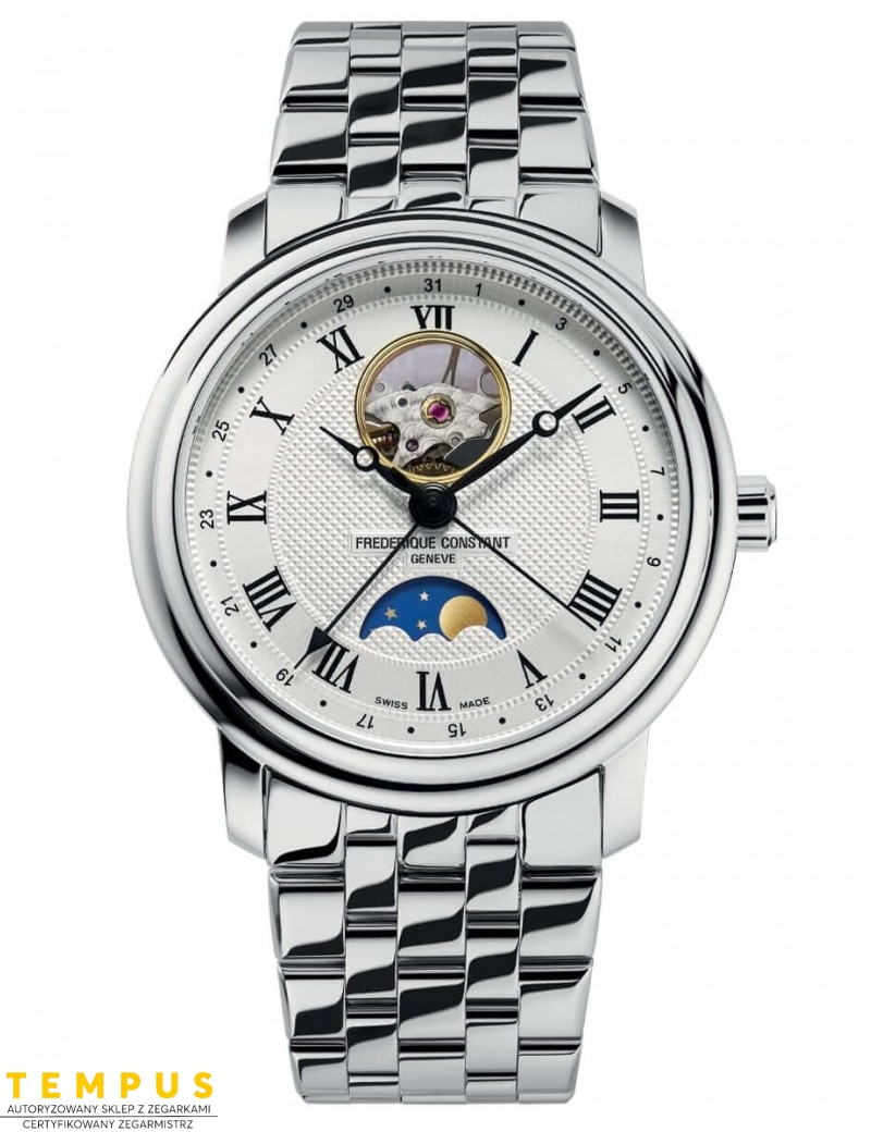 Frederique Constant Classics HEART BEAT MOONPHASE FC-335MC4P6B2 - Zegarki FREDERIQUE CONSTANT Frederique Constant Classics HEART BEAT MOONPHASE FC-335MC4P6B2 - Zegarki FREDERIQUE CONSTANT