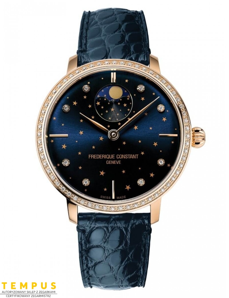 Frederique Constant SLIMLINE MOONPHASE STARS Manufacture FC-701NSD3SD4 - Zegarki FREDERIQUE CONSTANT Frederique Constant SLIMLINE MOONPHASE STARS Manufacture FC-701NSD3SD4 - Zegarki FREDERIQUE CONSTANT