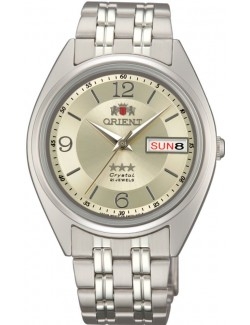 Zegarek klasyczny, elegancki męski, unisex Orient FAB0000EC9 Three Stars Crystal - Zegarki ORIENT
