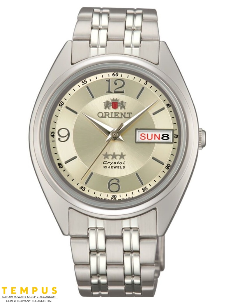 Zegarek klasyczny, elegancki męski, unisex Orient FAB0000EC9 Three Stars Crystal - Zegarki ORIENT Zegarek klasyczny, elegancki męski, unisex Orient FAB0000EC9 Three Stars Crystal - Zegarki ORIENT