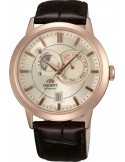 Zegarek klasyczny męski Orient FET0P001W0 Sun & Moon Automatic - Zegarki ORIENT