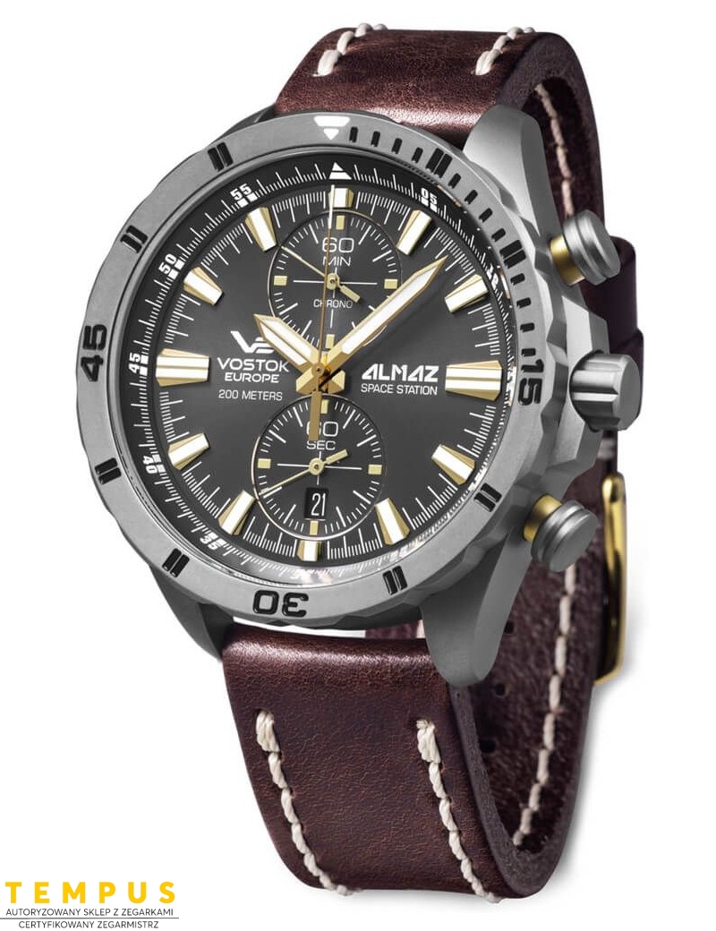 Zegarek sportowy męski Vostok Europe ALMAZ SPACE STATION 6S11-320H521 - Zegarki VOSTOK EUROPE Zegarek sportowy męski Vostok Europe ALMAZ SPACE STATION 6S11-320H521 - Zegarki VOSTOK EUROPE