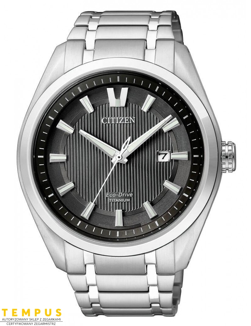 Zegarek męski Citizen TITANIUM AW1240-57E na bransolecie Zegarek męski Citizen TITANIUM AW1240-57E na bransolecie
