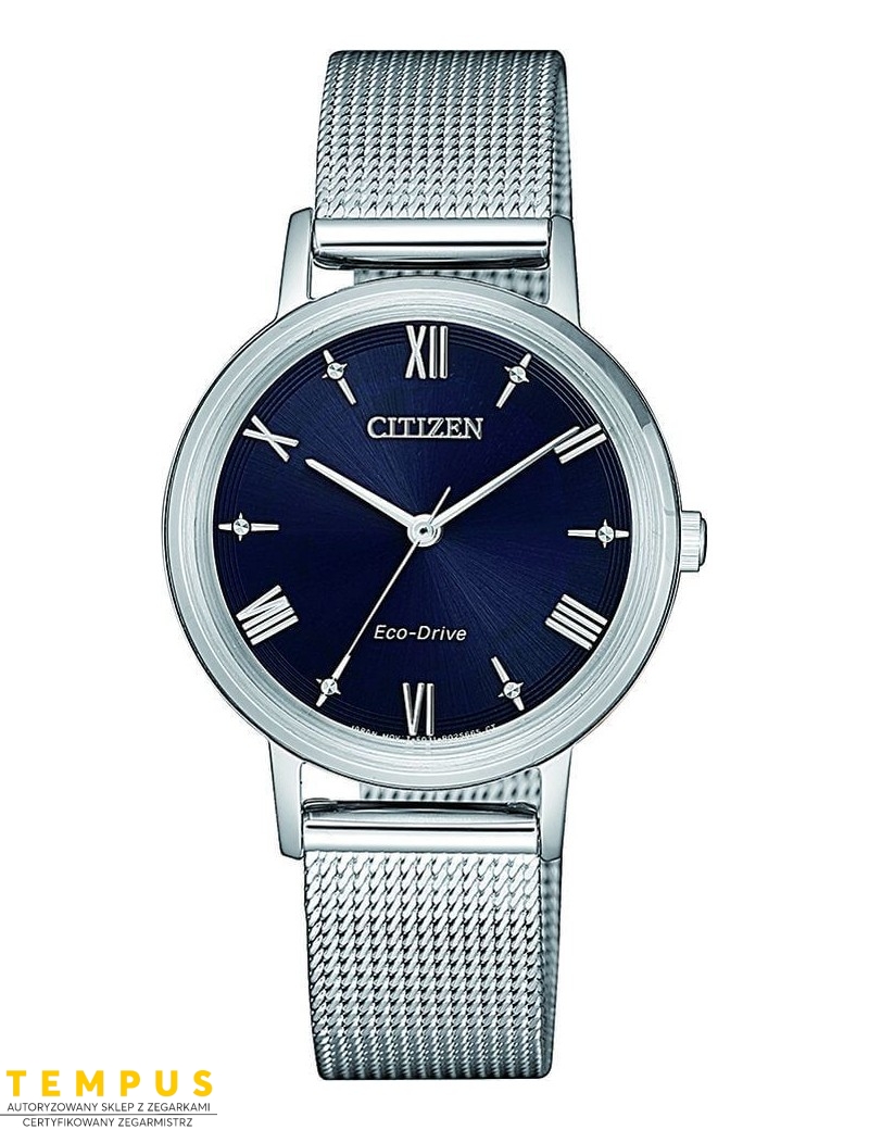 Zegarek klasyczny damski Citizen Classic Lady Elegance EM0571-83L na bransolecie
