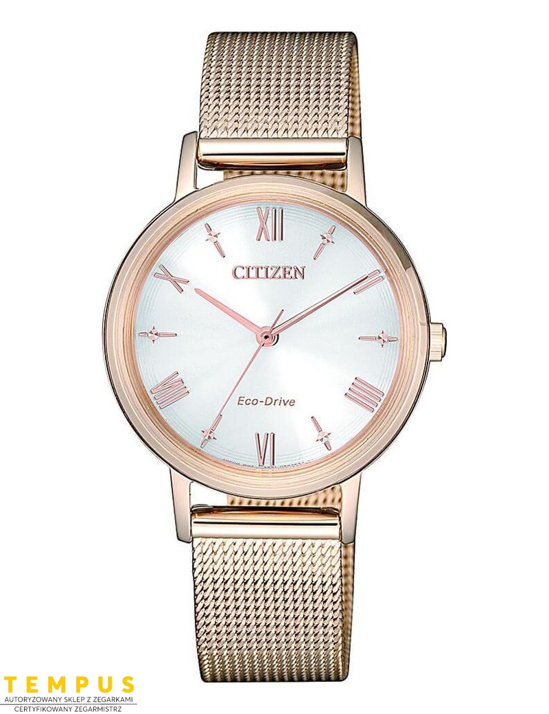 Zegarek klasyczny damski Citizen ELEGANCE EM0576-80A na bransolecie Zegarek klasyczny damski Citizen ELEGANCE EM0576-80A na bransolecie