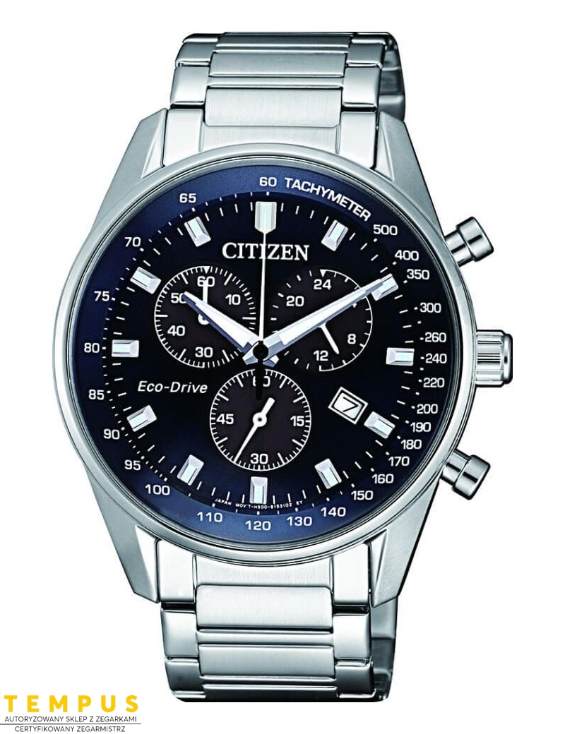 Zegarek męski Citizen Chrono AT2390-82L na bransolecie Zegarek męski Citizen Chrono AT2390-82L na bransolecie