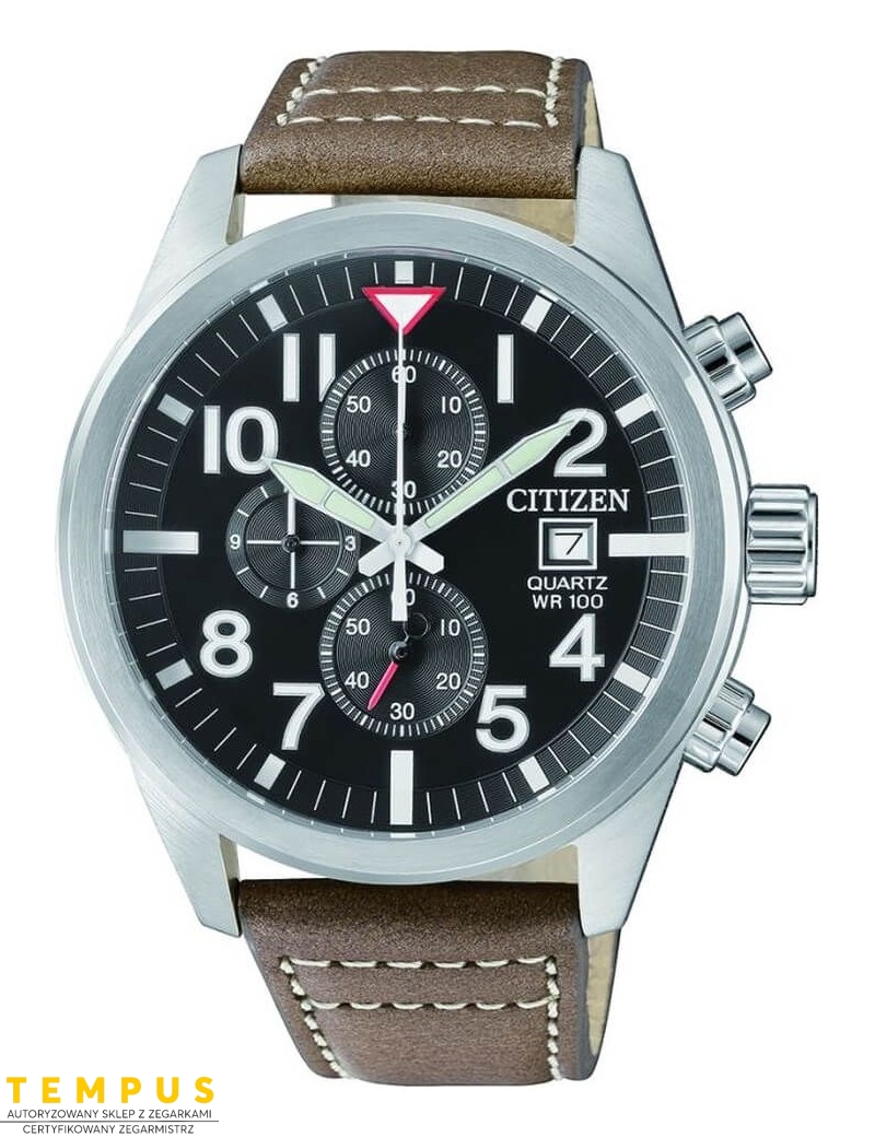 Zegarek sportowy męski Citizen Chrono AN3620-01H na pasku Zegarek sportowy męski Citizen Chrono AN3620-01H na pasku