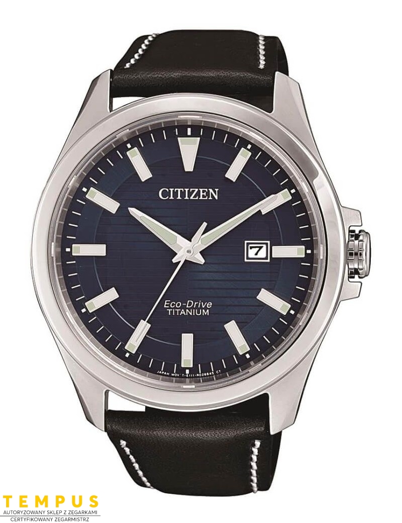 Zegarek męski Citizen TITANIUM BM7470-17L na pasku Zegarek męski Citizen TITANIUM BM7470-17L na pasku
