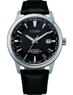 Zegarek męski Citizen RADIO CONTROLLED CB0190-17E na pasku