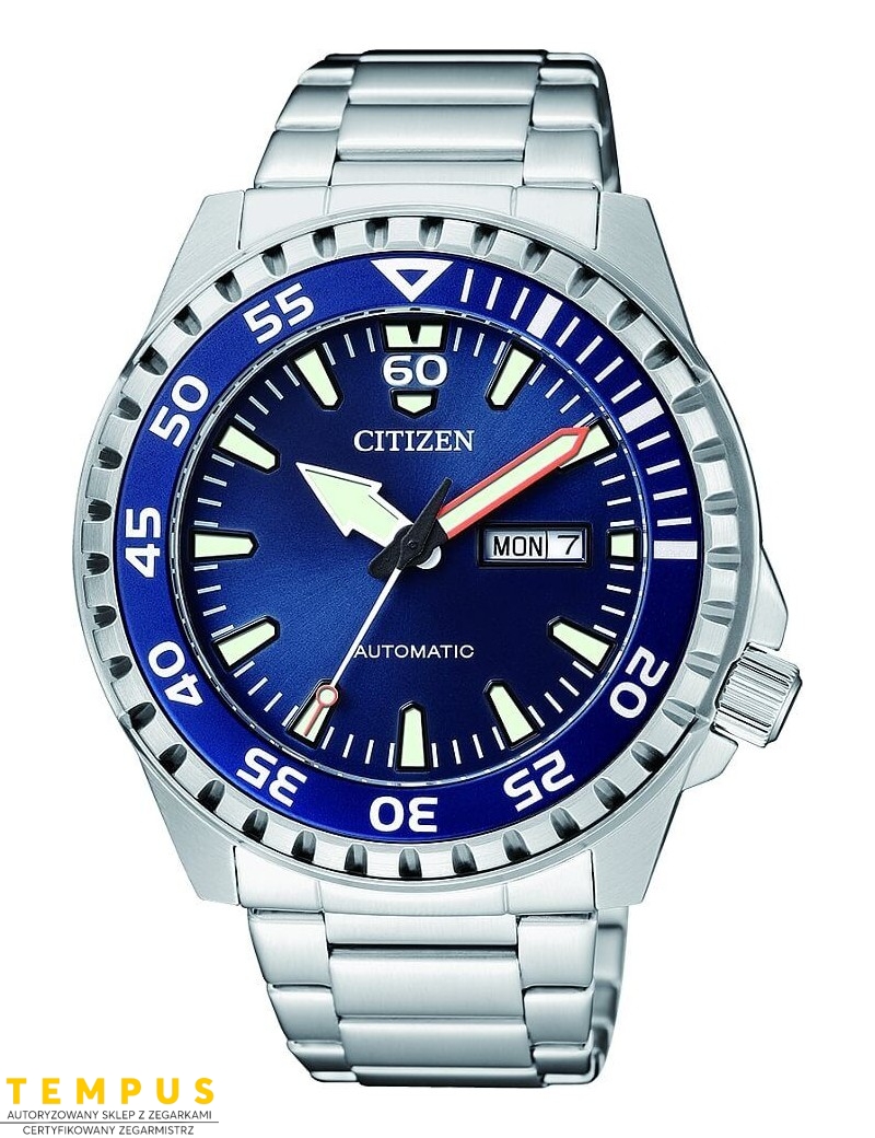 Zegarek męski Citizen MECHANICAL NH8389-88LE na bransolecie Zegarek męski Citizen MECHANICAL NH8389-88LE na bransolecie