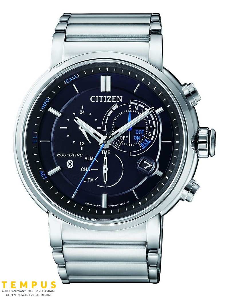 Zegarek męski Citizen BLUETOOTH BZ1001-86E na bransolecie Zegarek męski Citizen BLUETOOTH BZ1001-86E na bransolecie