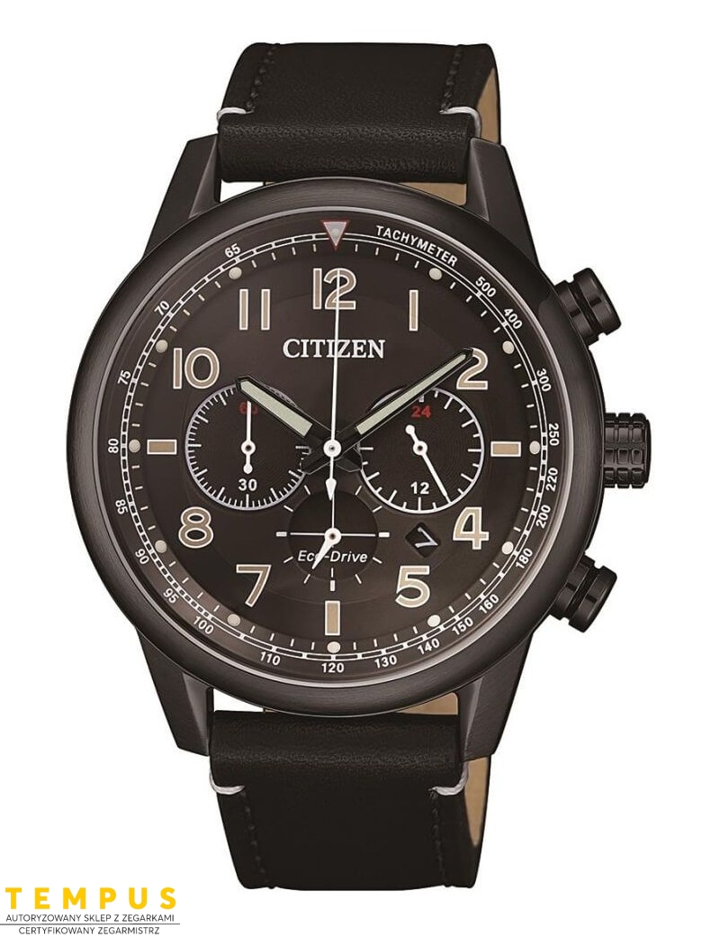 Zegarek męski Citizen Chrono CA4425-28E na pasku Zegarek męski Citizen Chrono CA4425-28E na pasku