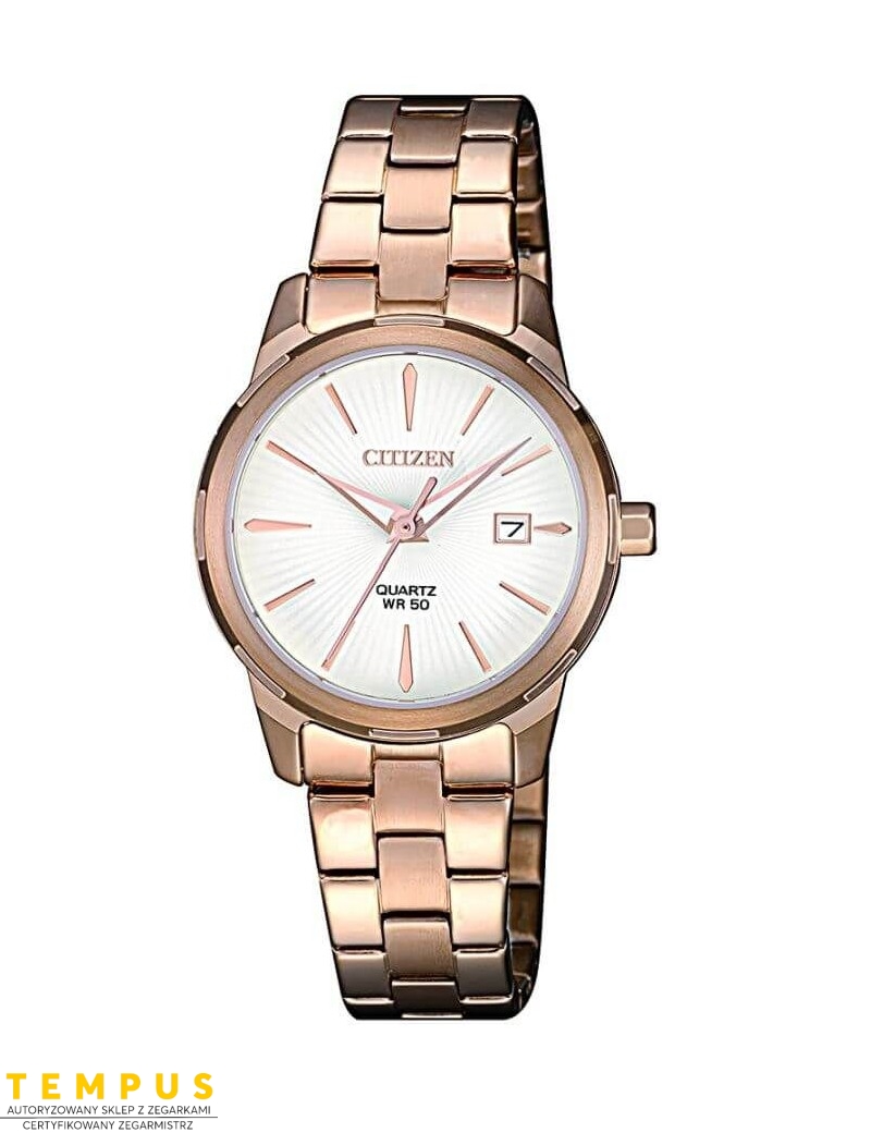 Zegarek klasyczny damski Citizen ELEGANCE EU6073-53A na bransolecie