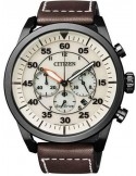 Zegarek męski Citizen Pilot Chronograph CA4215-04W na pasku
