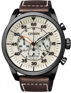 Zegarek męski Citizen Pilot Chronograph CA4215-04W na pasku