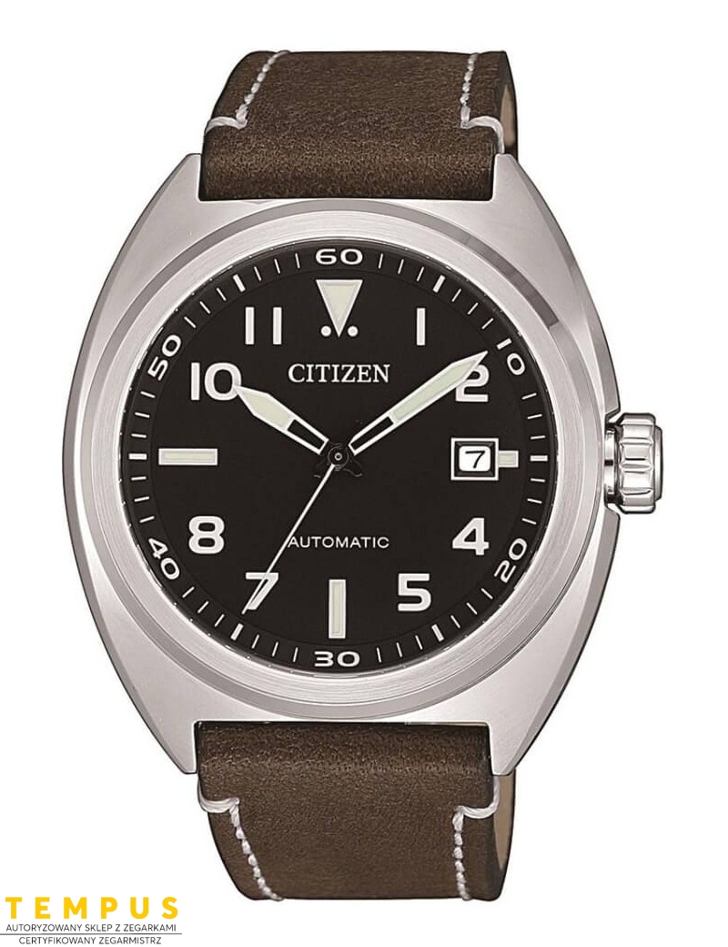 Zegarek męski Citizen MECHANICAL NJ0100-11E na pasku Zegarek męski Citizen MECHANICAL NJ0100-11E na pasku