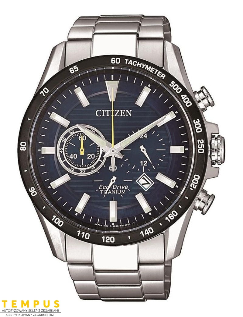 Zegarek męski Citizen TITANIUM CA4444-82L na bransolecie Zegarek męski Citizen TITANIUM CA4444-82L na bransolecie