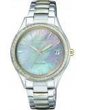 Zegarek klasyczny damski Citizen Classic Lady Elegance EO1184-81D na bransolecie