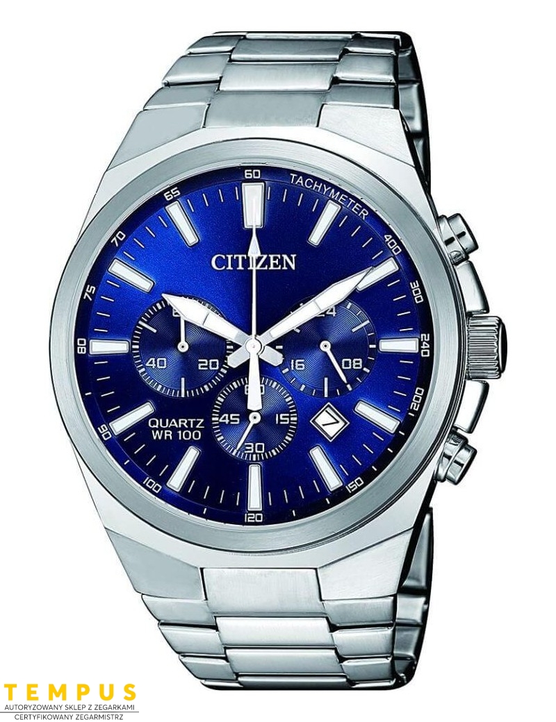 Zegarek sportowy męski Citizen Chrono AN8170-59L na bransolecie Zegarek sportowy męski Citizen Chrono AN8170-59L na bransolecie