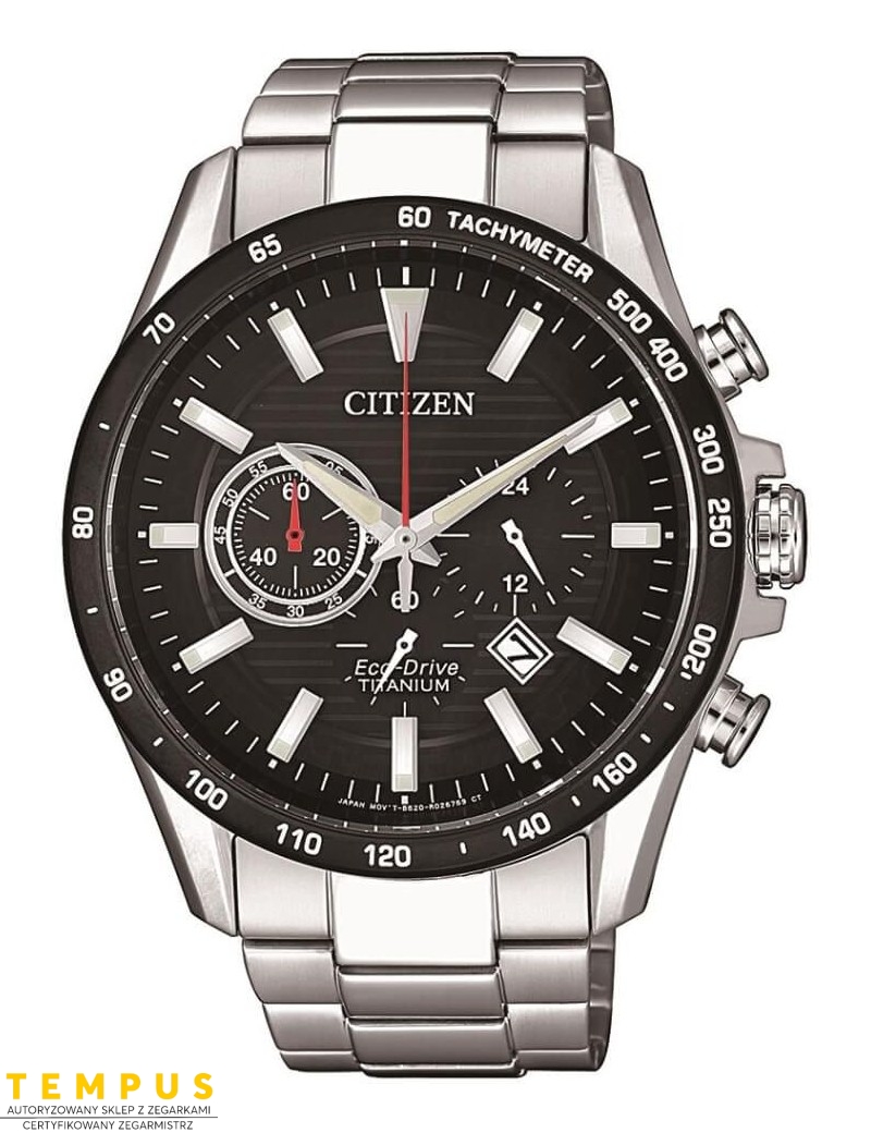 Zegarek męski Citizen TITANIUM CA4444-82E na bransolecie Zegarek męski Citizen TITANIUM CA4444-82E na bransolecie
