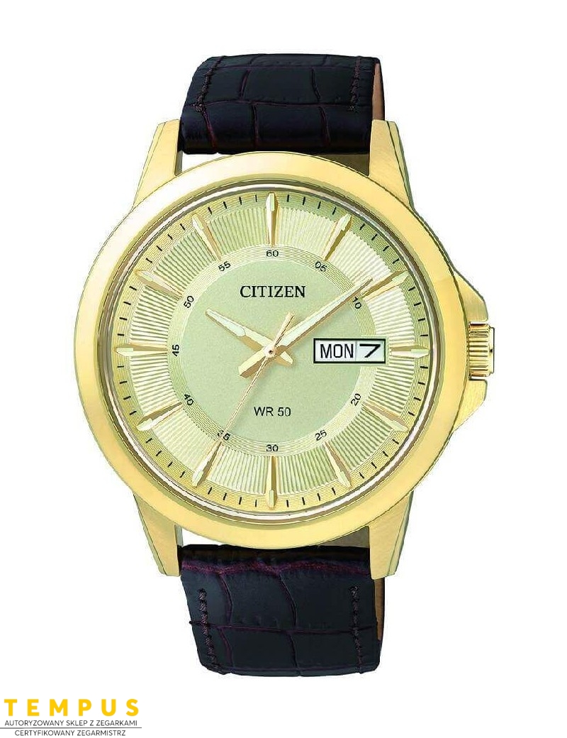 Zegarek klasyczny męski Citizen LEATHER BF2013-05PE na pasku Zegarek klasyczny męski Citizen LEATHER BF2013-05PE na pasku