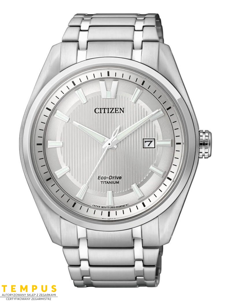 Zegarek męski Citizen TITANIUM AW1240-57A na bransolecie