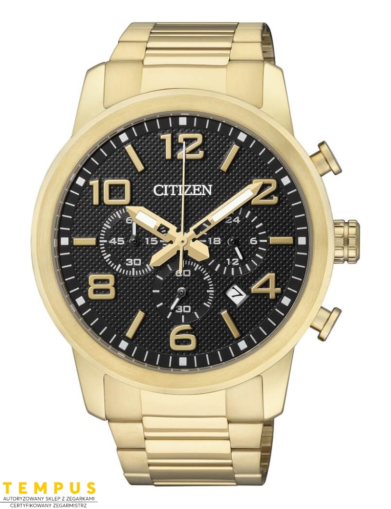 Zegarek sportowy męski Citizen Chrono AN8052-55E na bransolecie