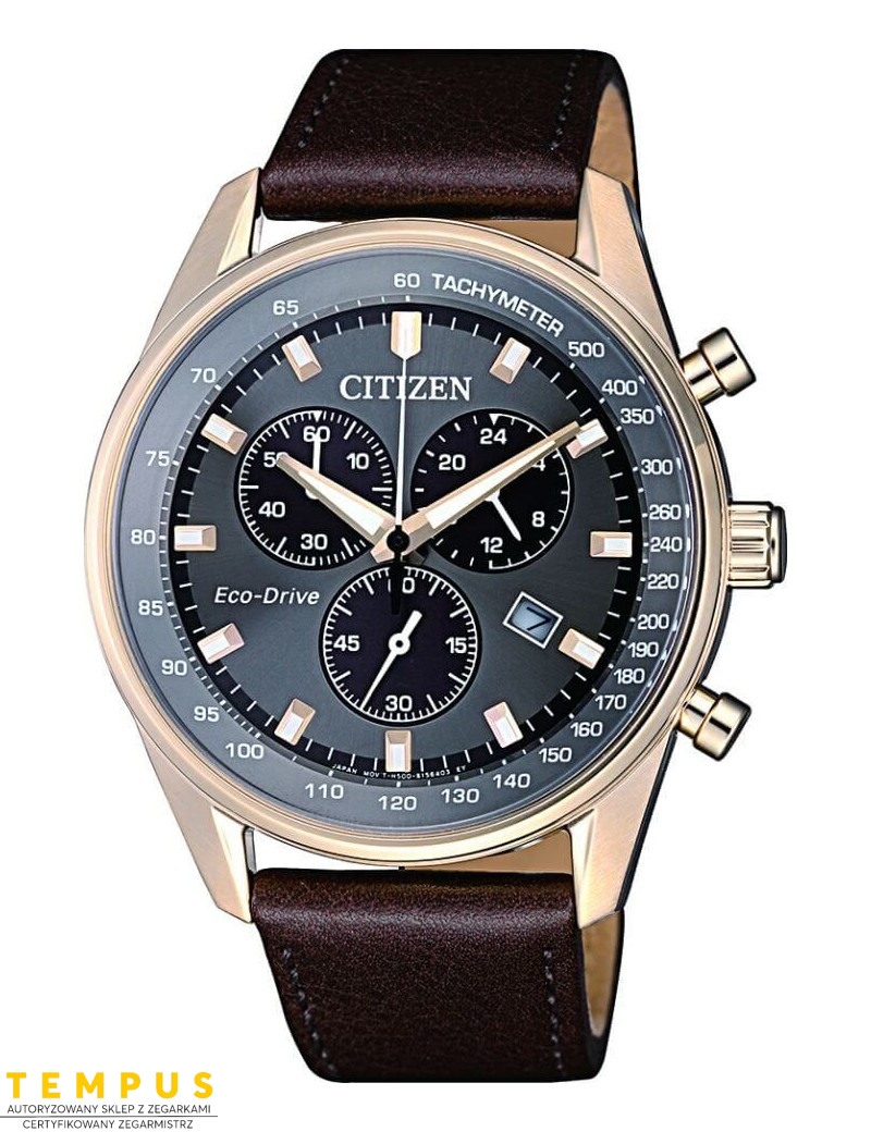 Zegarek męski Citizen Chrono AT2393-17H na pasku
