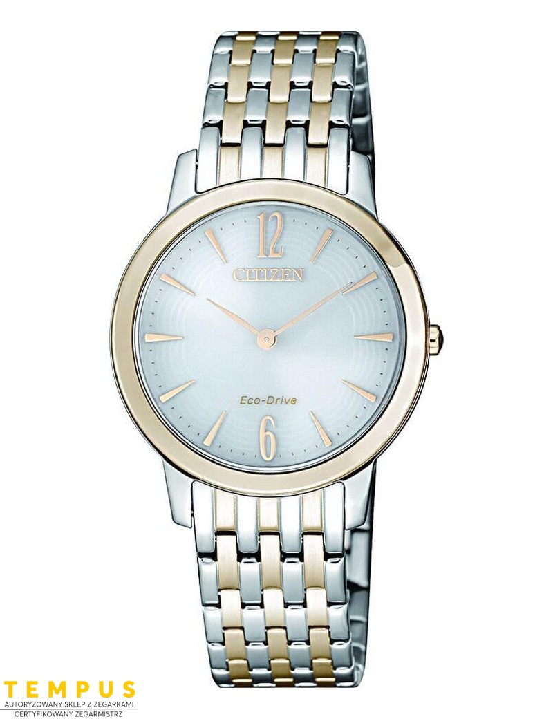 Zegarek klasyczny damski Citizen ELEGANCE EX1496-82A na bransolecie