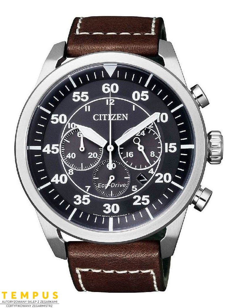 Zegarek męski Citizen Chrono CA4210-16E na pasku Zegarek męski Citizen Chrono CA4210-16E na pasku