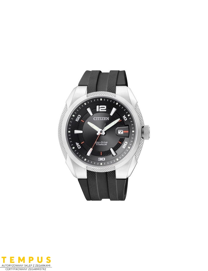 Zegarek męski Citizen TITANIUM BM6900-07E na pasku Zegarek męski Citizen TITANIUM BM6900-07E na pasku