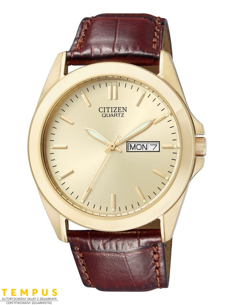 Zegarek klasyczny męski Citizen LEATHER BF0582-01PE na pasku Zegarek klasyczny męski Citizen LEATHER BF0582-01PE na pasku